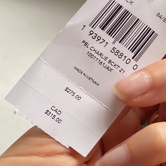 Coach Black Pebbled Leather Charlie Bucket Bag NWT - Picture 6 of 11